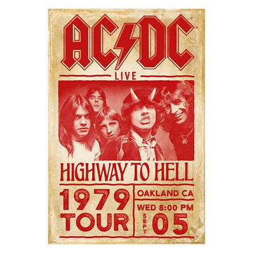 AC/DC "Highway To Hell" Live Tour Poster - BUCKET POPCORN